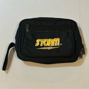 STORM Accessory Bag • Black • Lightning Logo • 10x9 Multi‑Pocket